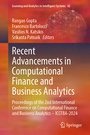 Cover: Recent Advancements in Computational Finance and Business Analytics - Springer