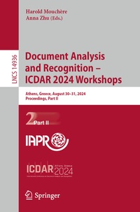 Abbildung von: Document Analysis and Recognition - ICDAR 2024 Workshops - Springer
