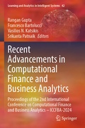 Cover: Recent Advancements in Computational Finance and Business Analytics - Springer
