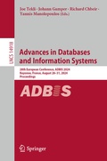 Cover: Advances in Databases and Information Systems - Springer