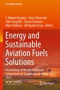 Cover: Energy and Sustainable Aviation Fuels Solutions - Springer
