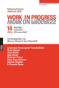 Abbildung von: WORK IN PROGRESS. WORK ON PROGRESS. 2024 - VSA