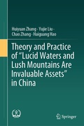 Cover: Theory and Practice of "Lucid Waters and Lush Mountains Are Invaluable Assets" in China - Springer