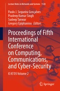 Cover: Proceedings of Fifth International Conference on Computing, Communications, and Cyber-Security - Springer