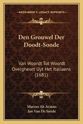Cover: Den Grouwel Der Doodt-Sonde - Kessinger Publishing