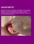 Bild: Anonymitat - Books LLC, Wiki Series