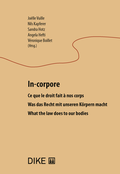 Cover: In-corpore - Dike Verlag Z&uuml;rich