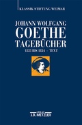 Cover: Johann Wolfgang Goethe: Tageb&uuml;cher - J.B. Metzler