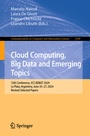 Cover: Cloud Computing, Big Data and Emerging Topics - Springer
