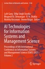 Cover: AI Technologies for Information Systems and Management Science - Springer