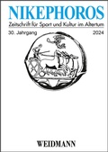 Cover: Nikephoros - Zeitschrift f&uuml;r Sport und Kultur im Altertum - Weidmannsche Hildesheim