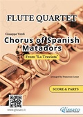 Cover: Flute Quartet "Chorus of Spanish Matadors" score & parts - Glissato Edizioni Musicali