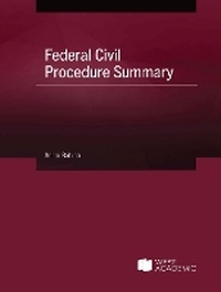 Abbildung von: Civil Procedure Summary - Foundation Press