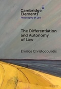 Cover: Differentiation and Autonomy of Law - Cambridge University Press
