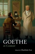 Cover: Goethe in Context - Cambridge University Press