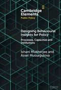 Cover: Designing Behavioural Insights for Policy - Cambridge University Press
