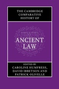 Cover: Cambridge Comparative History of Ancient Law - Cambridge University Press