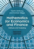 Cover: Mathematics for Economics and Finance - Cambridge University Press