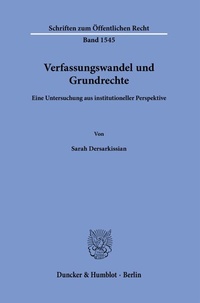 Abbildung von: Verfassungswandel und Grundrechte - Duncker & Humblot