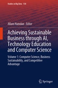 Cover: Achieving Sustainable Business through AI, Technology Education and Computer Science - Springer