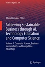 Cover: Achieving Sustainable Business through AI, Technology Education and Computer Science - Springer