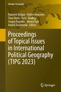 Cover: Proceedings of Topical Issues in International Political Geography (TIPG 2023) - Springer