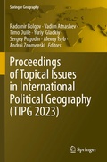 Cover: Proceedings of Topical Issues in International Political Geography (TIPG 2023) - Springer