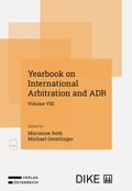 Cover: Yearbook on International Arbitration and ADR - NWV im Verlag &Ouml;sterreich GmbH