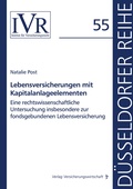 Cover: Lebensversicherungen mit Kapitalanlageelementen - VVW Verlag Versicherungswirtschaft