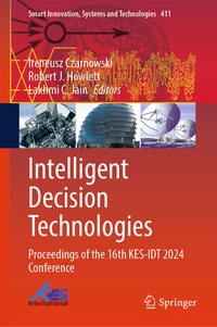 Enlarge image Cover: Intelligent Decision Technologies - Springer