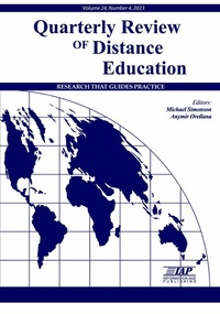 Enlarge image Cover: Quarterly Review of Distance Education - IAP - Information Age Publishing