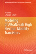 Cover: Modeling of AlGaN/GaN High Electron Mobility Transistors - Springer