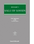 Cover: Benjamin's Sale of Goods 1st Supplement - Sweet & Maxwell