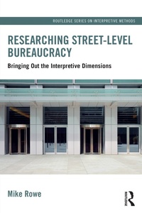 Abbildung von: Researching Street-level Bureaucracy - Routledge
