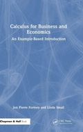 Cover: Calculus for Business and Economics - Chapman & Hall/CRC