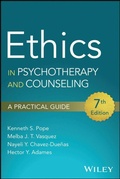 Cover: Ethics in Psychotherapy and Counseling - Wiley