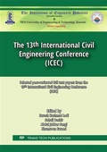 Cover: The 13th International Civil Engineering Conference (ICEC) - Trans Tech Publications Ltd