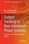 Cover: Output Tracking in Non-minimum Phase Systems - Springer