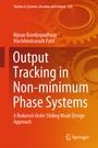 Cover: Output Tracking in Non-minimum Phase Systems - Springer