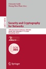 Cover: Security and Cryptography for Networks - Springer