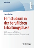 Cover: Fernstudium in der beruflichen Erhaltungsphase - Springer