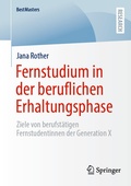 Cover: Fernstudium in der beruflichen Erhaltungsphase - Springer