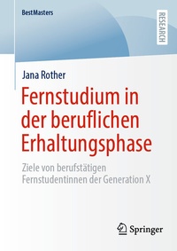 Abbildung von: Fernstudium in der beruflichen Erhaltungsphase - Springer