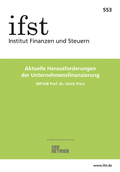 Cover: ifst-Schrift 553 - Finanzen u. Steuern