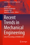 Cover: Recent Trends in Mechanical Engineering - Springer