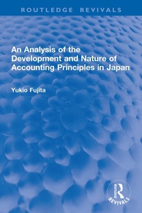 Abbildung von: An Analysis of the Development and Nature of Accounting Principles in Japan - Routledge