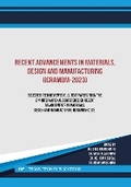Cover: Recent Advancements in Materials, Design and Manufacturing (ICRAMDM-2023) - Trans Tech Publications Ltd