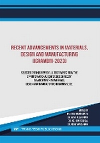 Enlarge image Cover: Recent Advancements in Materials, Design and Manufacturing (ICRAMDM-2023) - Trans Tech Publications Ltd