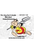 Cover: We Are Not Friends, But Just Acquaintances - FERDINANDO FREGA