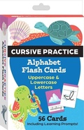 Cover: Cursive Practice Alphabet Flash Cards - Shell Educational Publishing